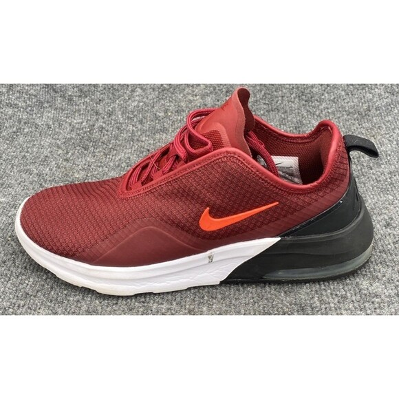 Nike Shoes Men Size 9 Air Max Motion 2 Team Red Black A00266-602 Mesh Sneakers - Picture 1 of 14